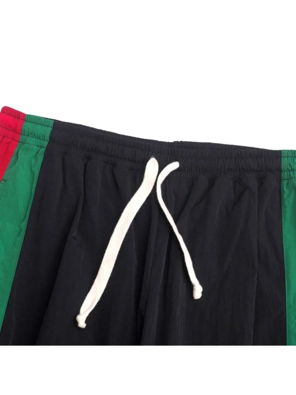 Gucci Oversize Nylon Track Pants S Side Line Web GG Logo Patch